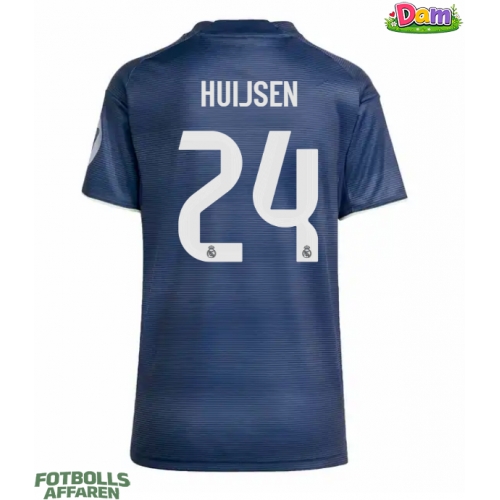 Real Madrid Dean Huijsen #24 Bortatröja Kvinnor 2025-26 Kortärmad